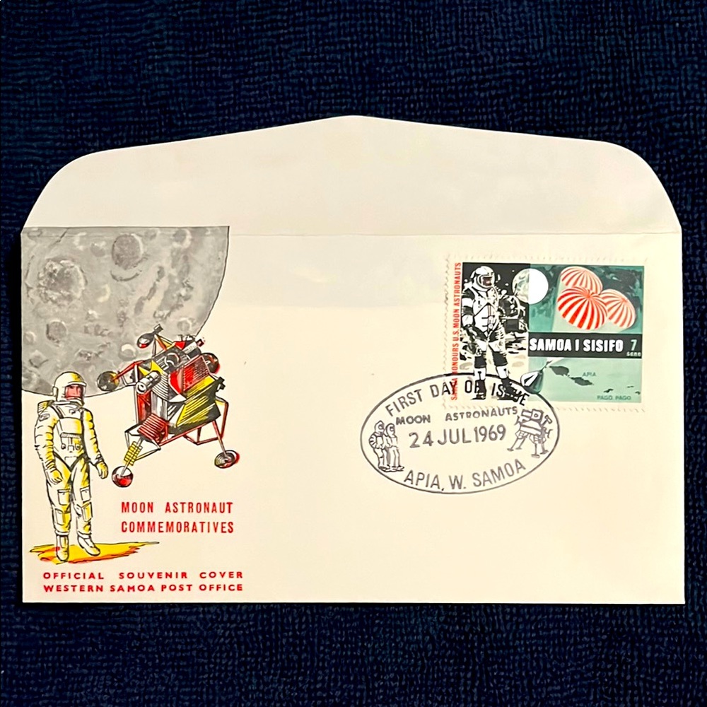 *3 stamps for $6*. Moon Astronaut Commemorative Envelope
